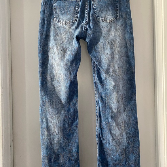 Vintage Zana Di Boot Cut Women’s Jeans With Gold Embroidery 30x30 - Picture 2 of 5